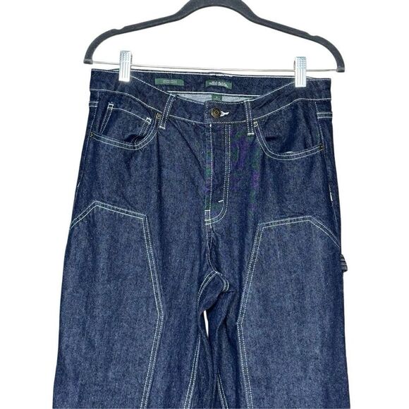 Wild Fable NWOT dark wash high rise straight jeans easy rigid size 8 - Picture 4 of 16